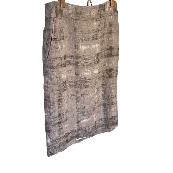 LOFT 100% Linen Straight Mini Skirt - Picture 2 of 8